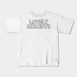 Capturing the Essence of Lovely Moments Kids T-Shirt